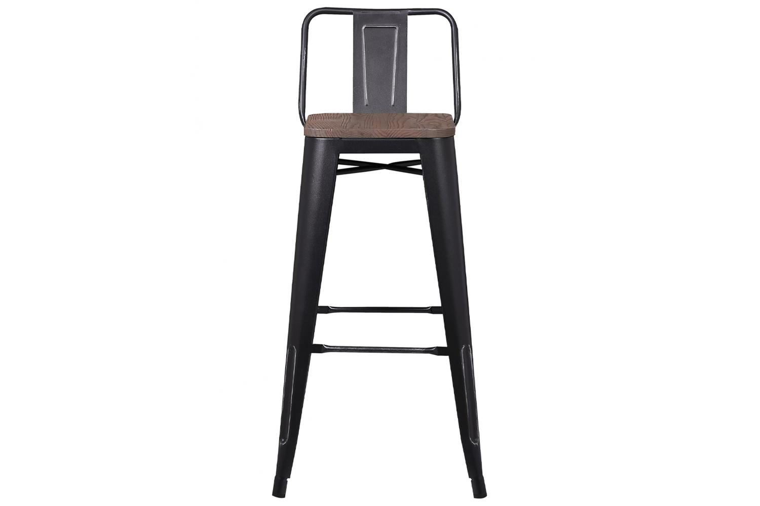 Pollux Bar Stool | Matte Black | Set of 2