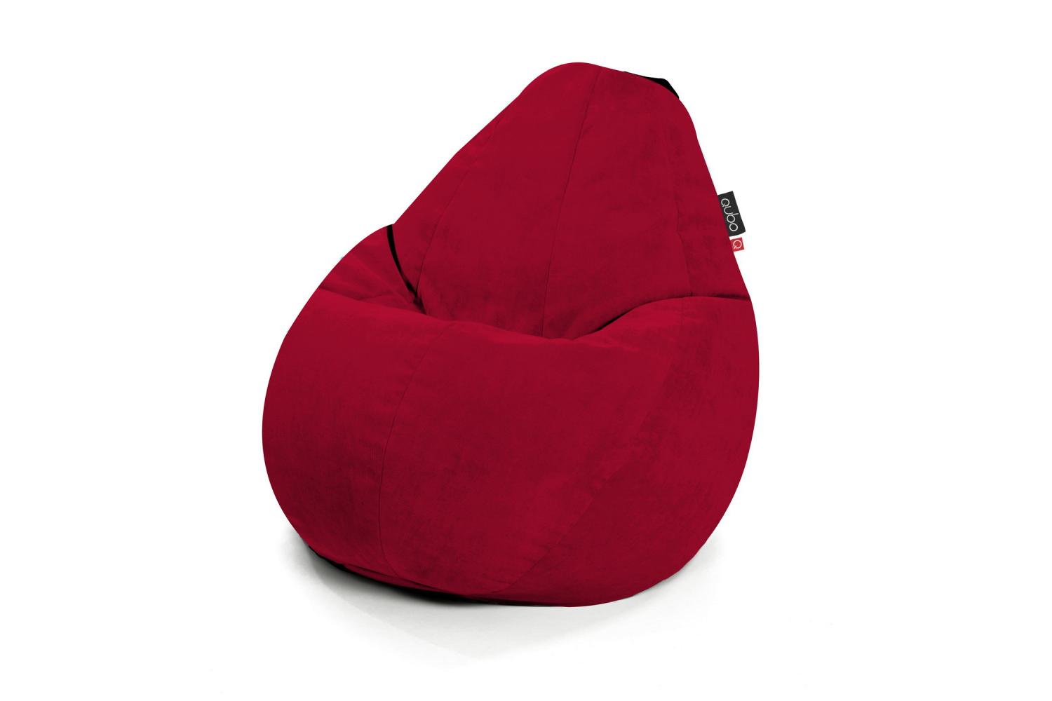 Qubo | Comfort 90 | Velvet Fit Bean Bag | Goji