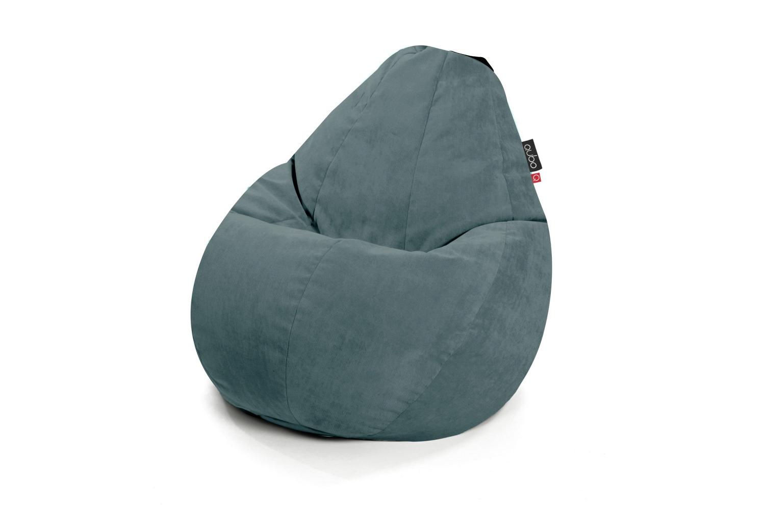 Qubo | Comfort 90 | Velvet Fit Bean Bag | Sea