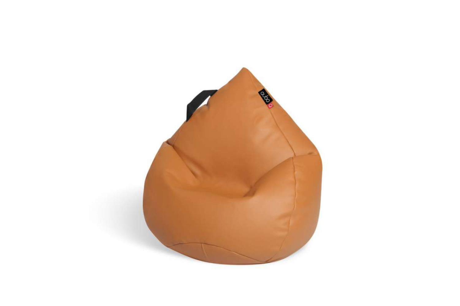 Qubo | Drizzle Drop | Soft Fit Bean Bag | Papaya