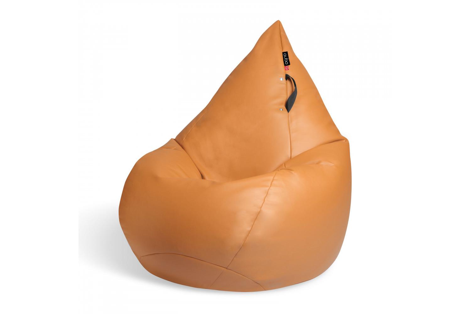 Qubo | Wave Drop | Soft Fit Bean Bag | Papaya