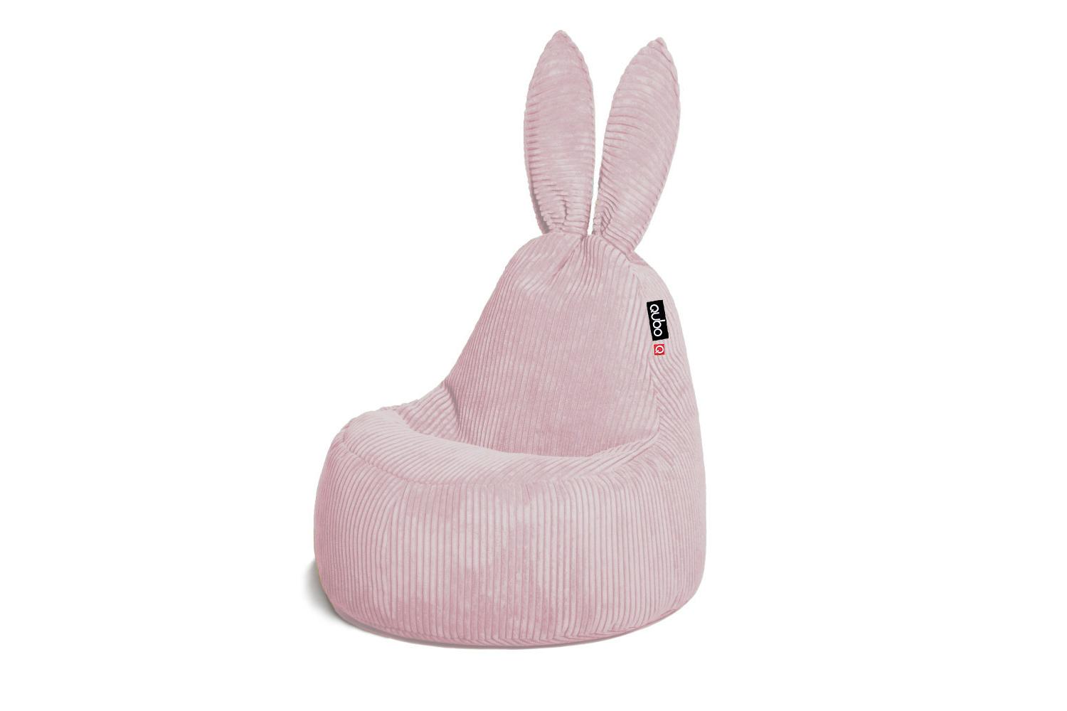 Qubo | Baby Rabbit | Feel Fit Bean Bag | Bubblegum