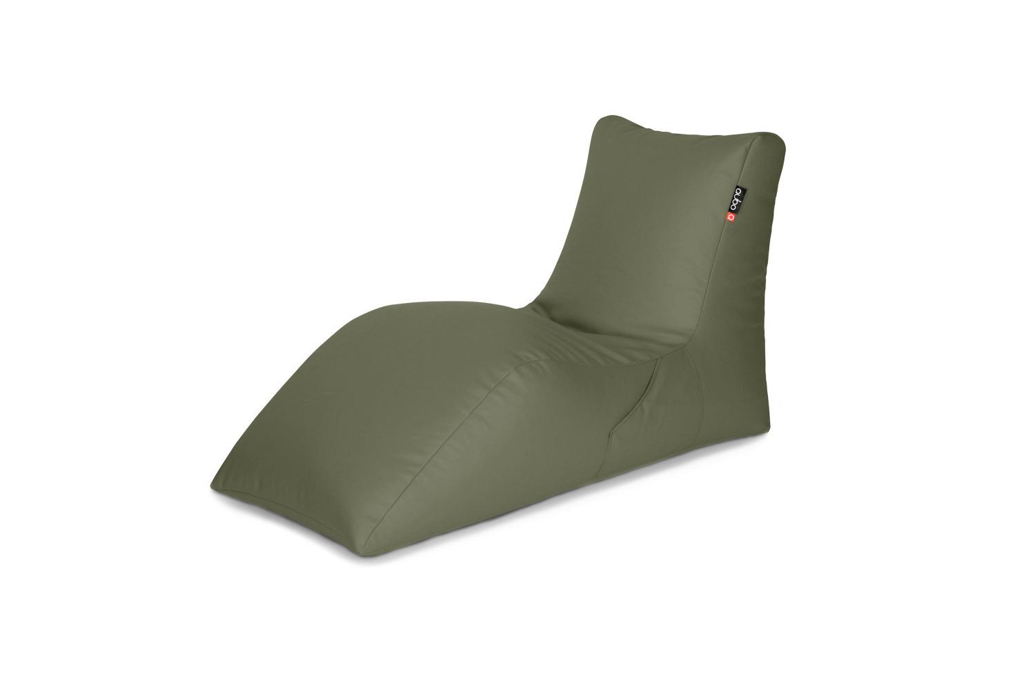 Qubo | Lounger | Soft Fit Bean Bag | Kiwi
