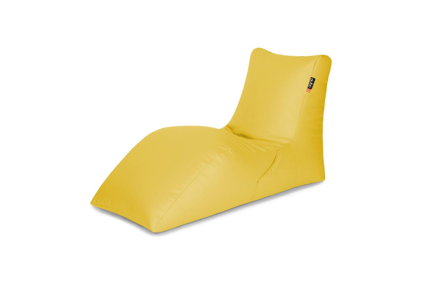 Qubo | Lounger | Soft Fit Bean Bag | Pear