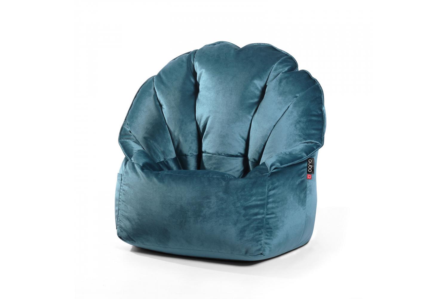 Qubo | Shell | Fresh Fit Bean Bag | Indigo