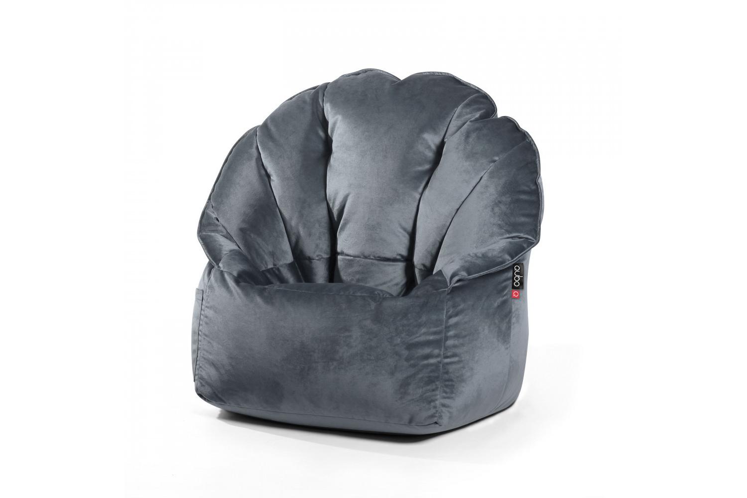 Qubo | Shell | Fresh Fit Bean Bag | Quartz