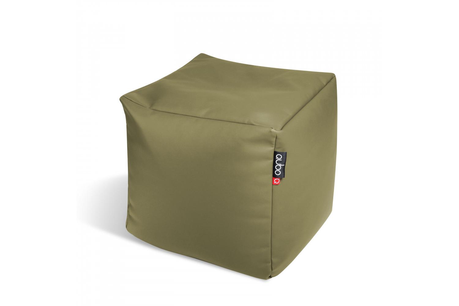 Qubo | Cube 50 | Soft Fit Bean Bag | Kiwi