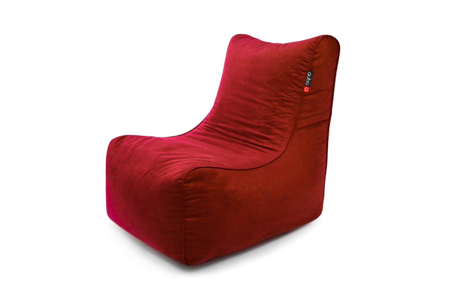 Qubo | Noa | Velvet Fit Bean Bag | Goji