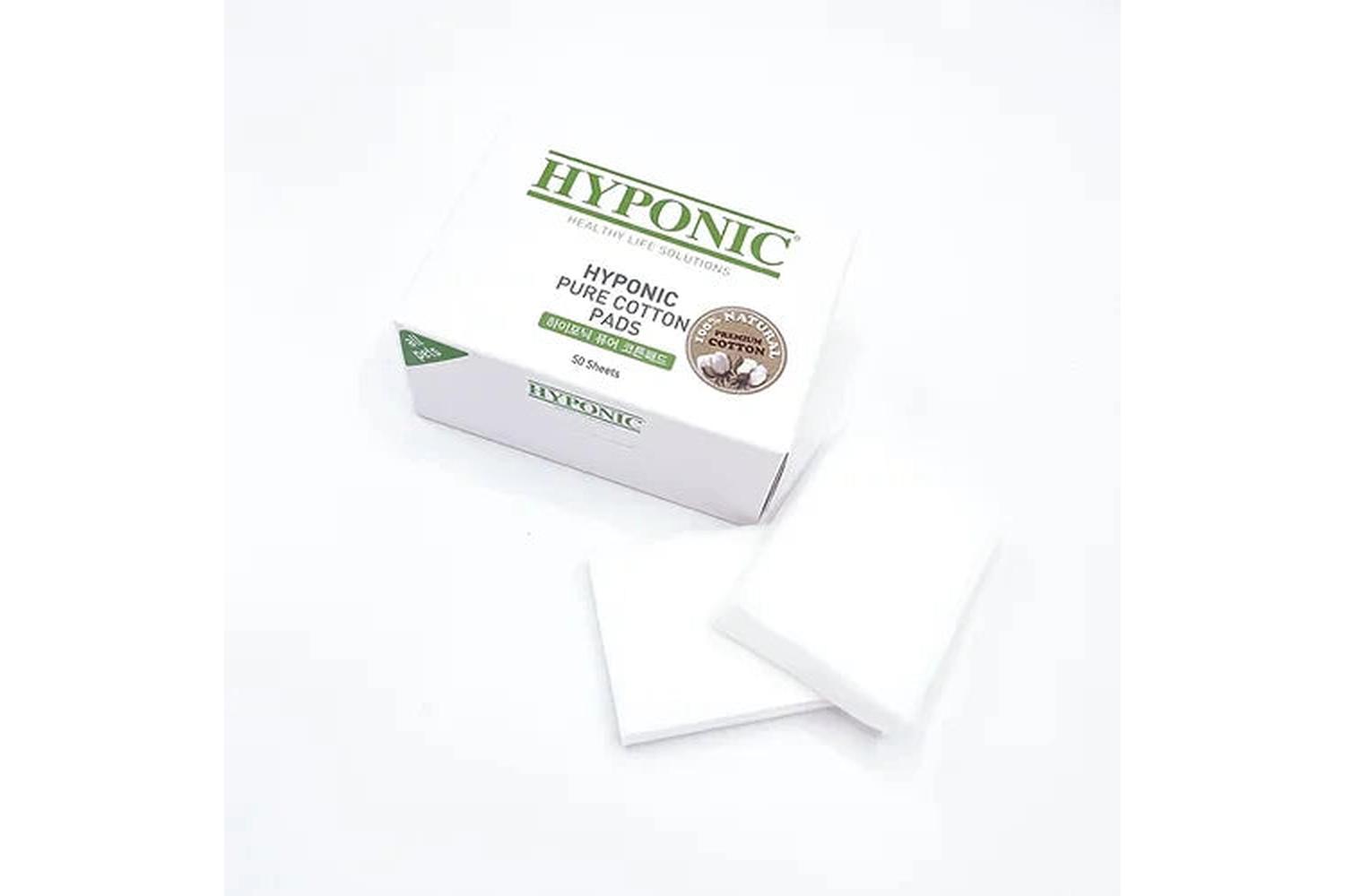 Hyponic Pure Cotton Pads | Pets Grooming Accessory | 100% Cotton | 50 Sheets