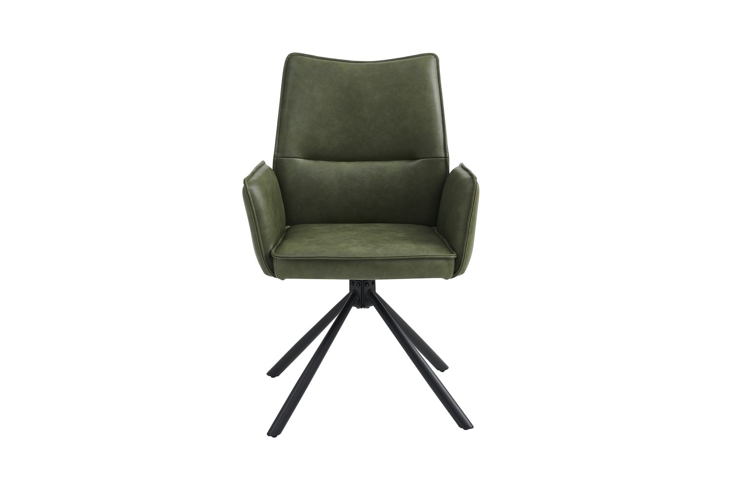 Granada Dining Chairs | Leather |  Green | Set of 2