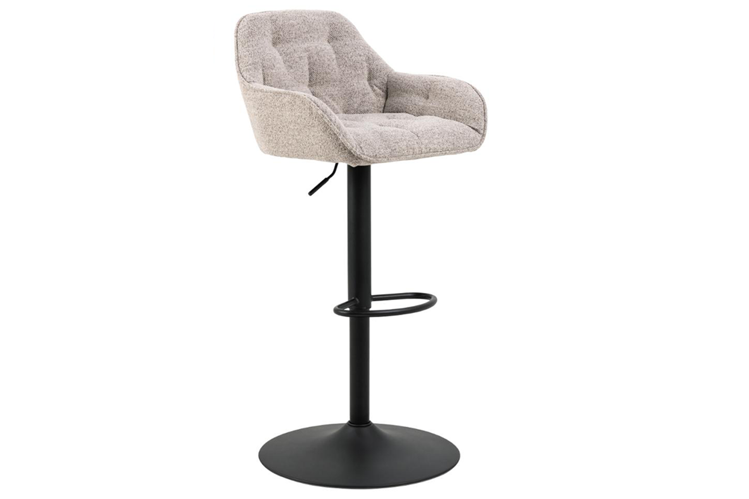 Brooke Counter Stool | Swivel | Fabric | Beige