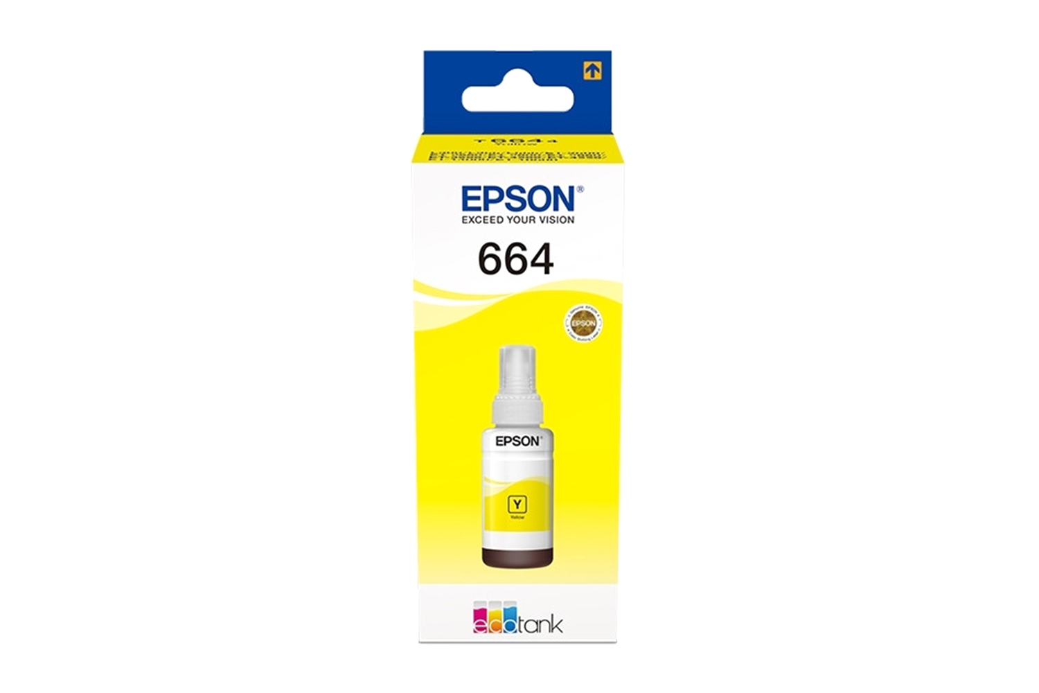 Epson 664 EcoTank Ink Refill Bottle | Yellow