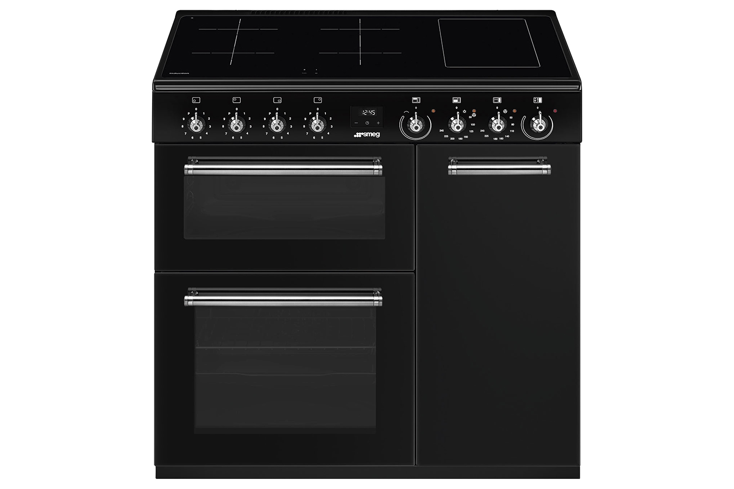 Smeg Classic 90cm Induction Range Cooker | CX93IMBL | Black
