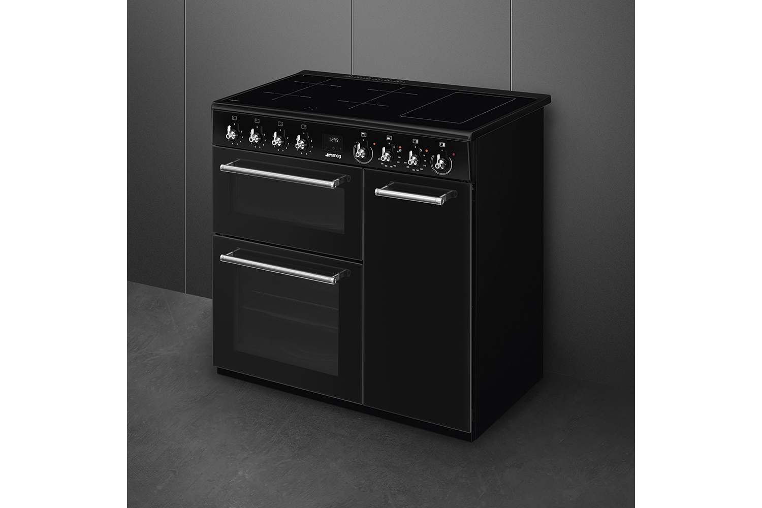 Smeg Classic 90cm Induction Range Cooker | CX93IMBL | Black