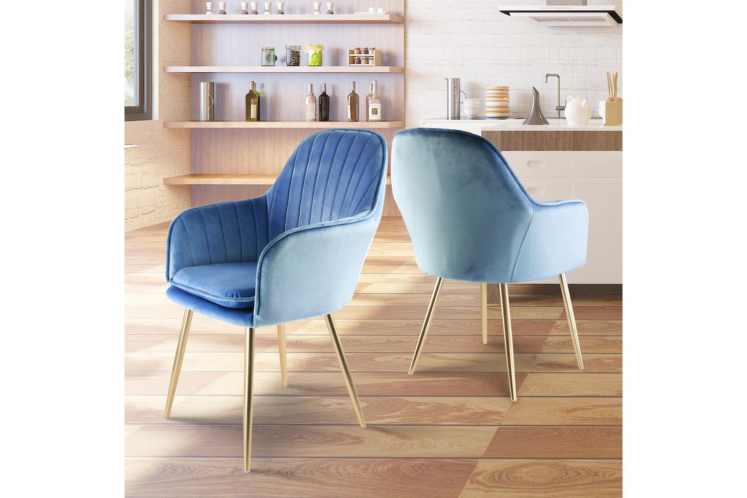 Genesis Muse Accent Chair | Velvet | Navy