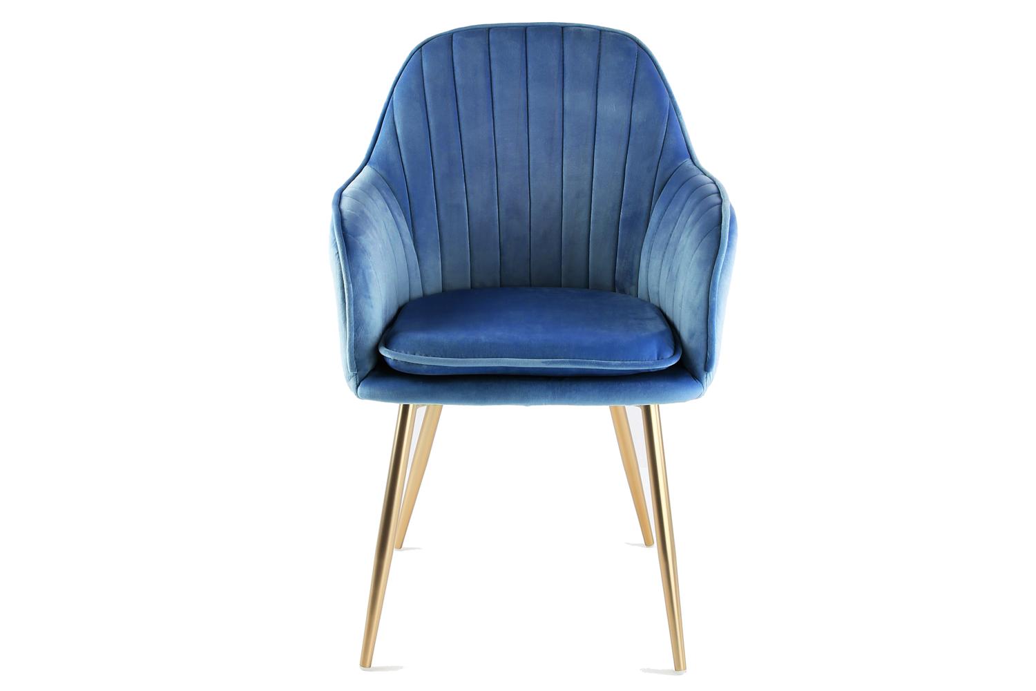 Genesis Muse Accent Chair | Velvet | Navy