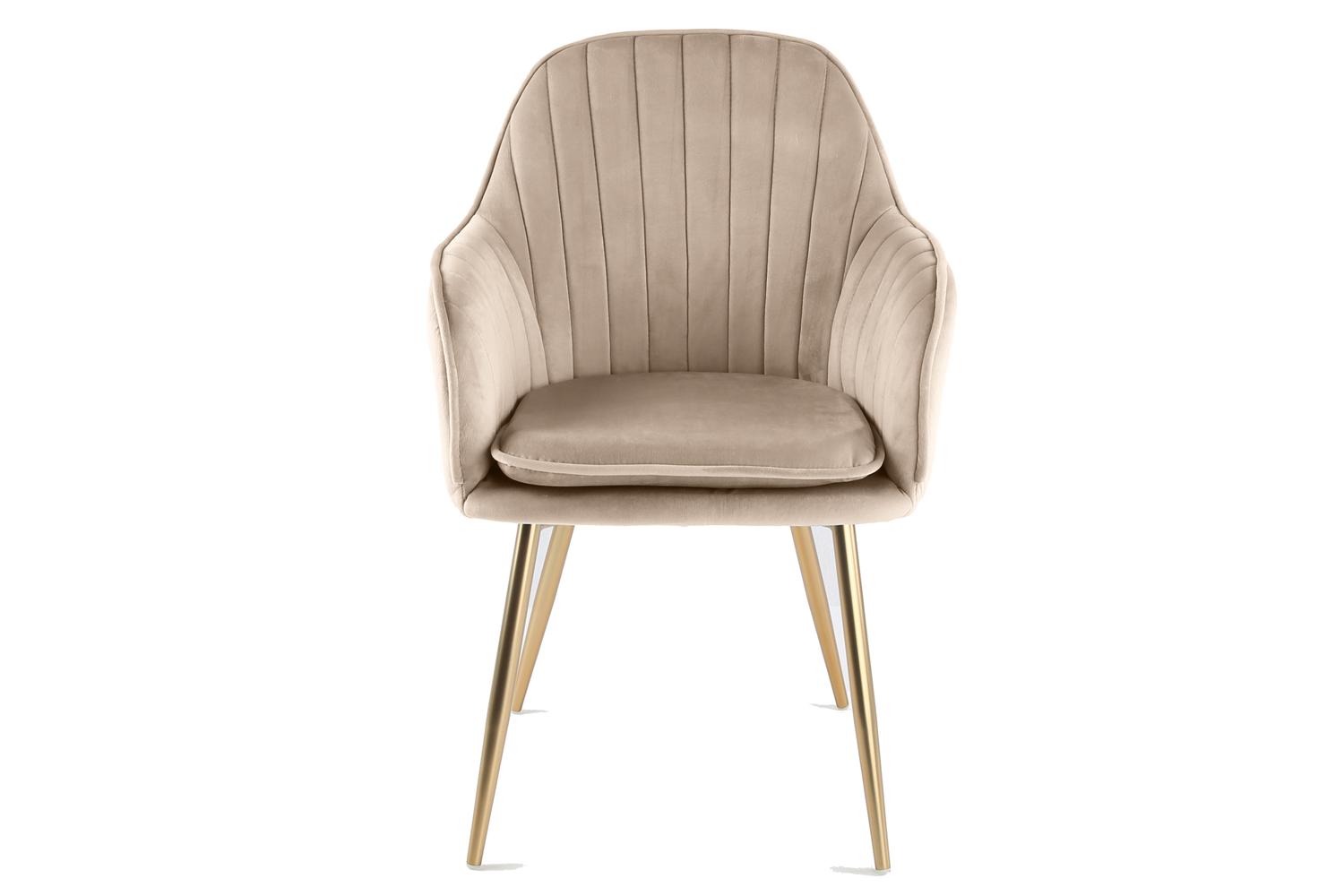 Genesis Muse Accent Chairs | Velvet | Set of 2 | Taupe