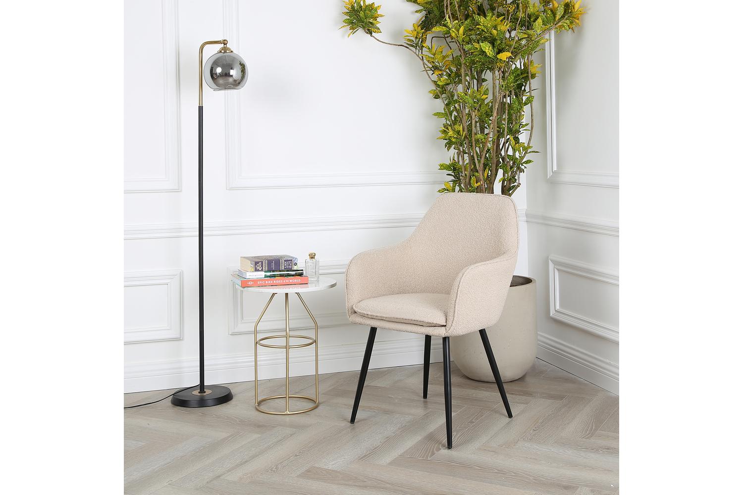 Genesis Muse Accent Chair | Boucle Fabric | Cream