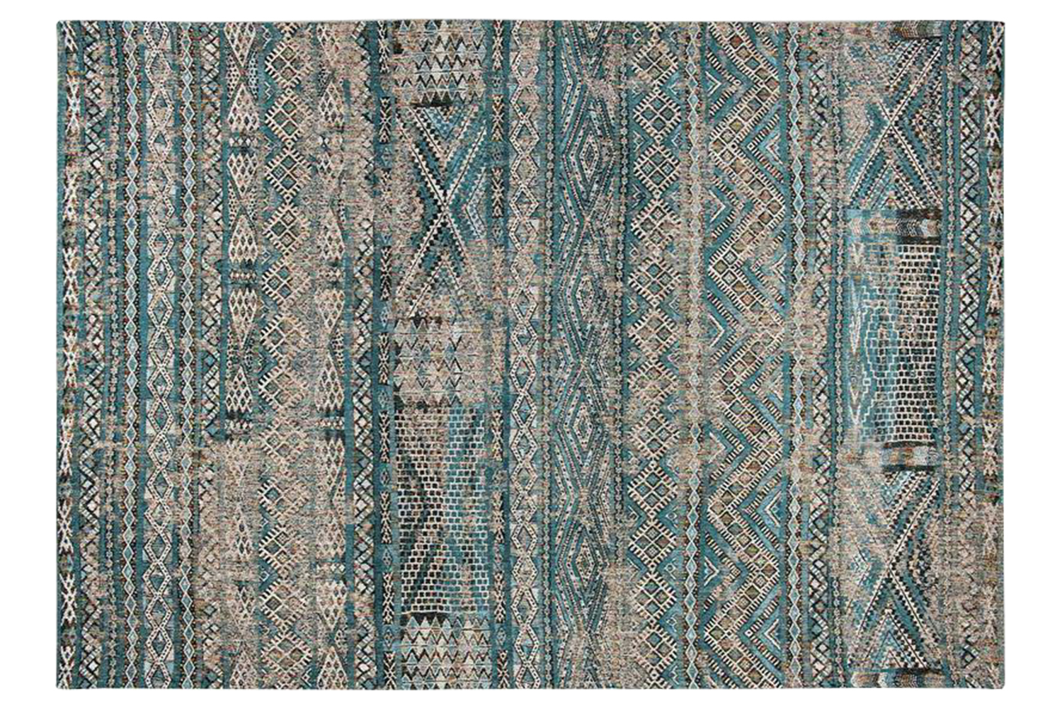 Louis De Poortere | Kilim Zemmuri | Indoor Eco Rug | Multicolour | 200 x 280 cm