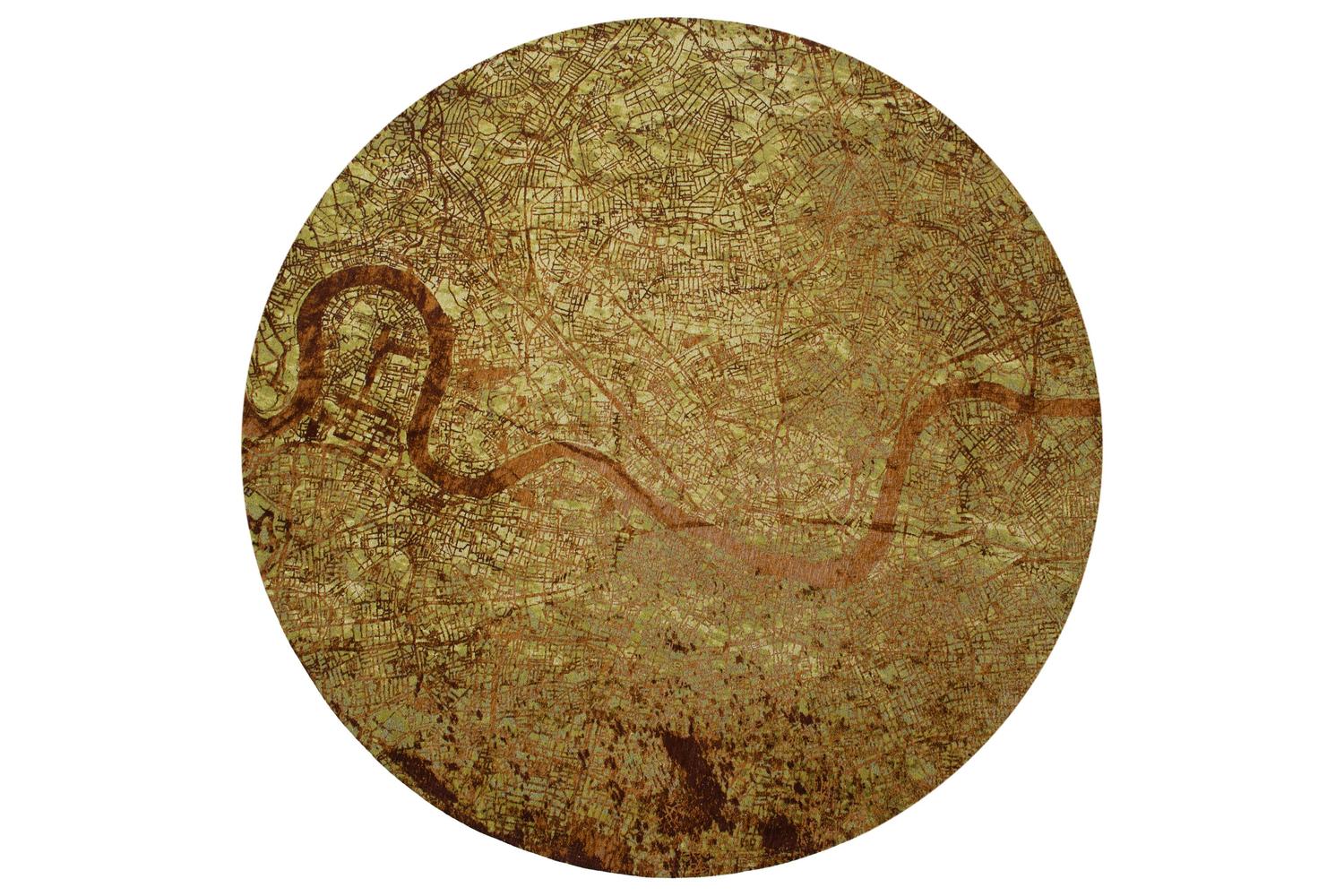 Louis De Poortere | London | Indoor Eco Rug | Green | 240 x 240 cm