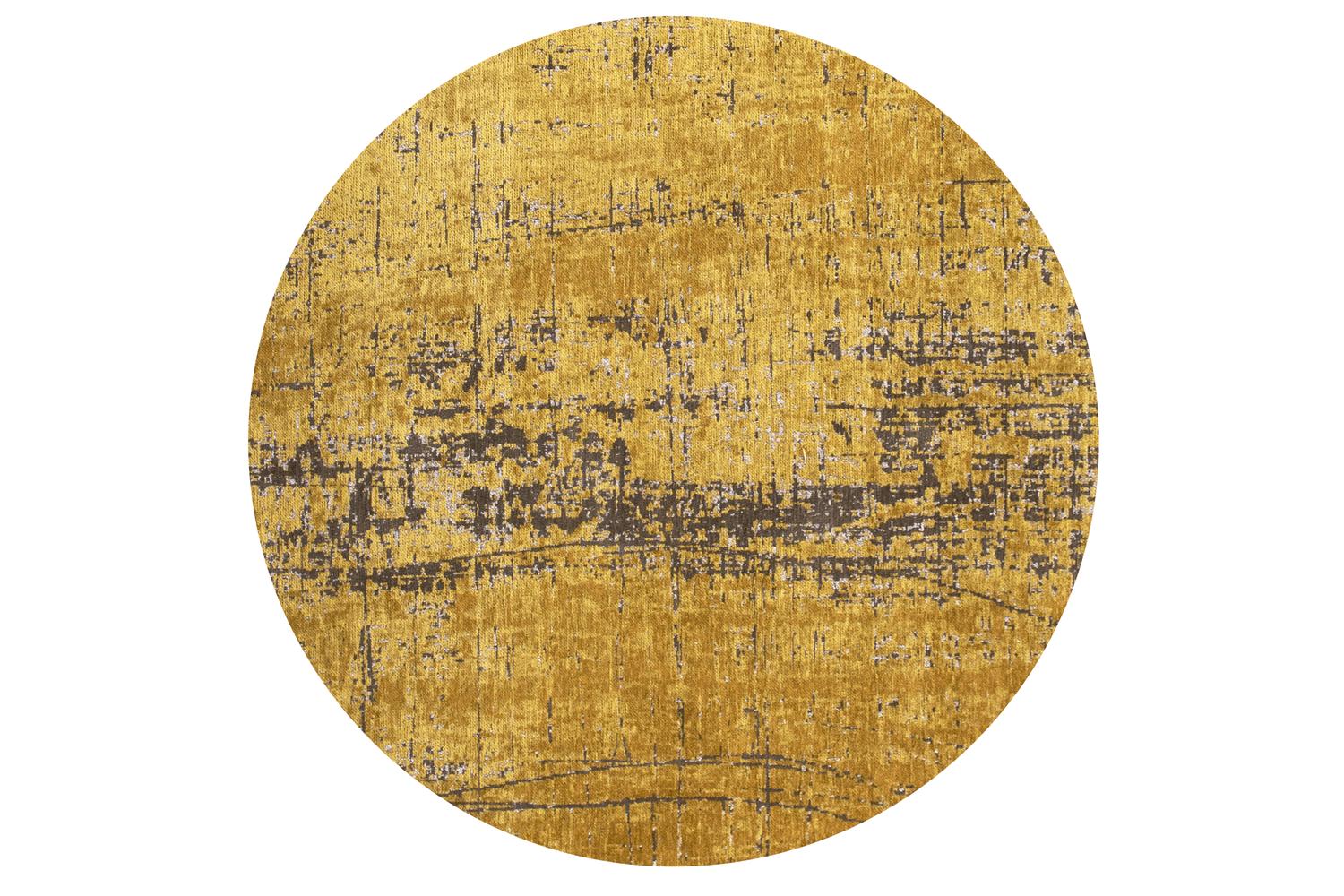 Louis De Poortere | Griff Eco Rug | Yellow | 140 x 140 cm