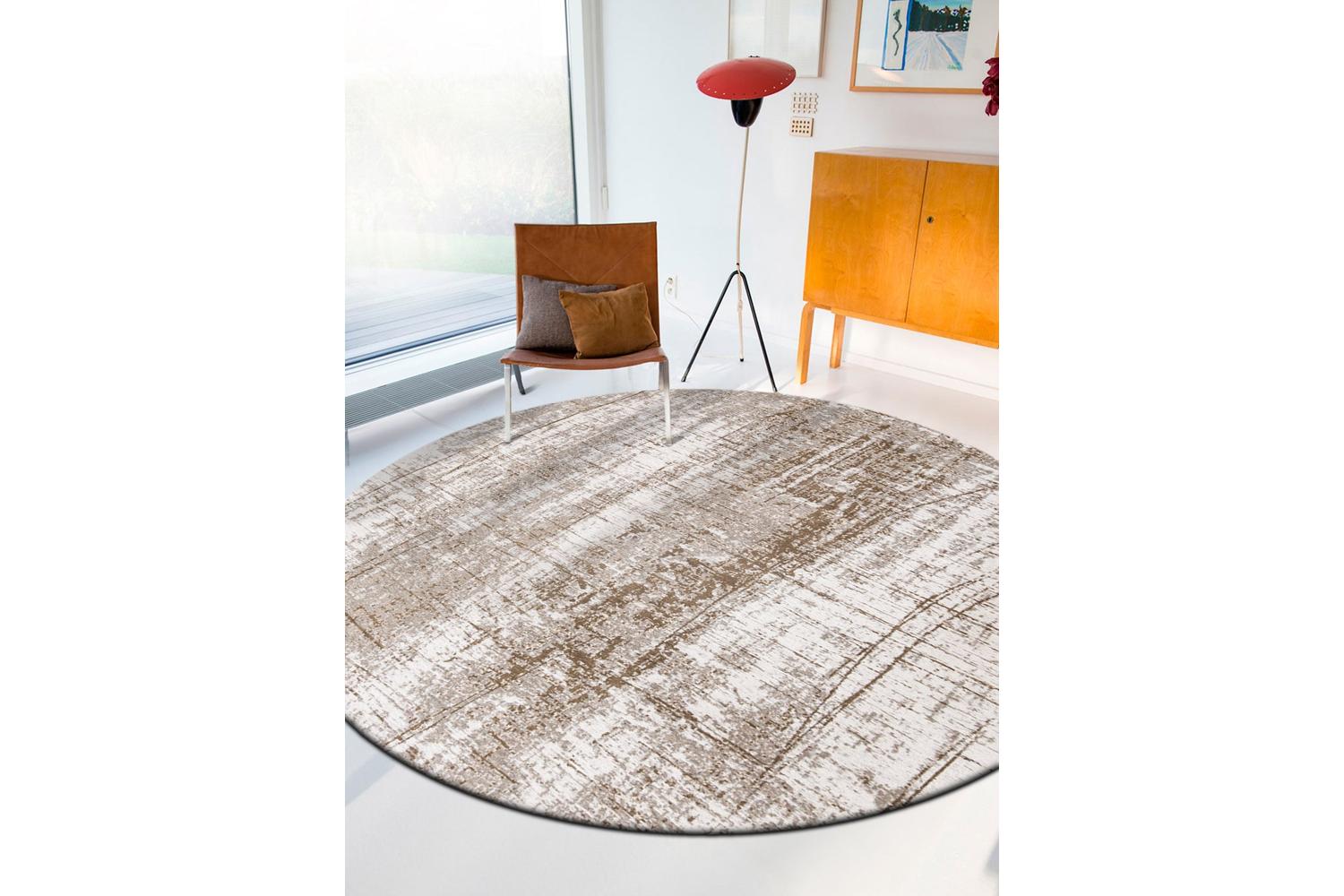 Louis De Poortere | Griff Eco Rug | Beige | 140 x 140 cm