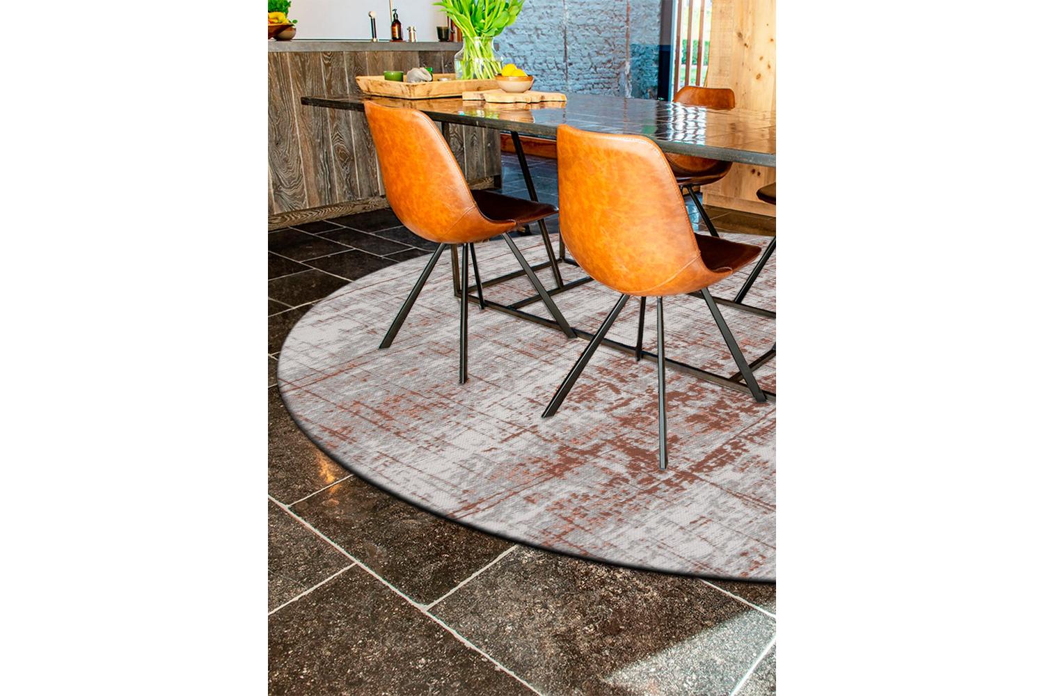 Louis De Poortere | Griff Eco Rug | Brown | 140 x 140 cm