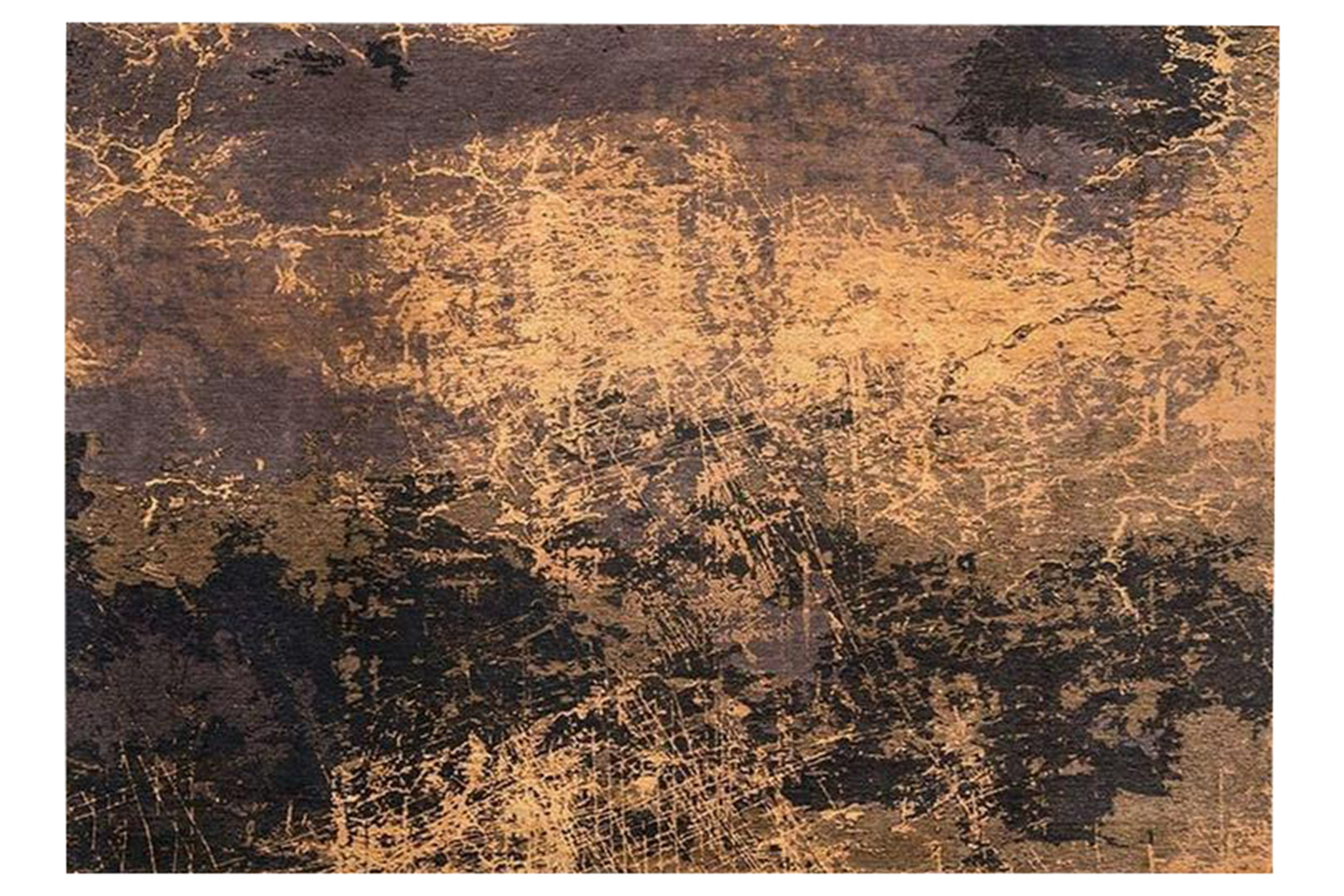 Louis De Poortere | Cracks Eco Rug | Orange | 170 x 240 cm