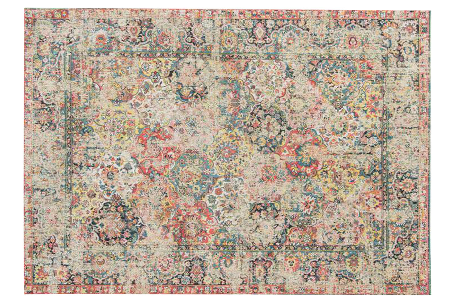 Louis De Poortere | Bakhtiari Janiserry | Indoor Eco Rug | Multicolour | 240 x 340 cm