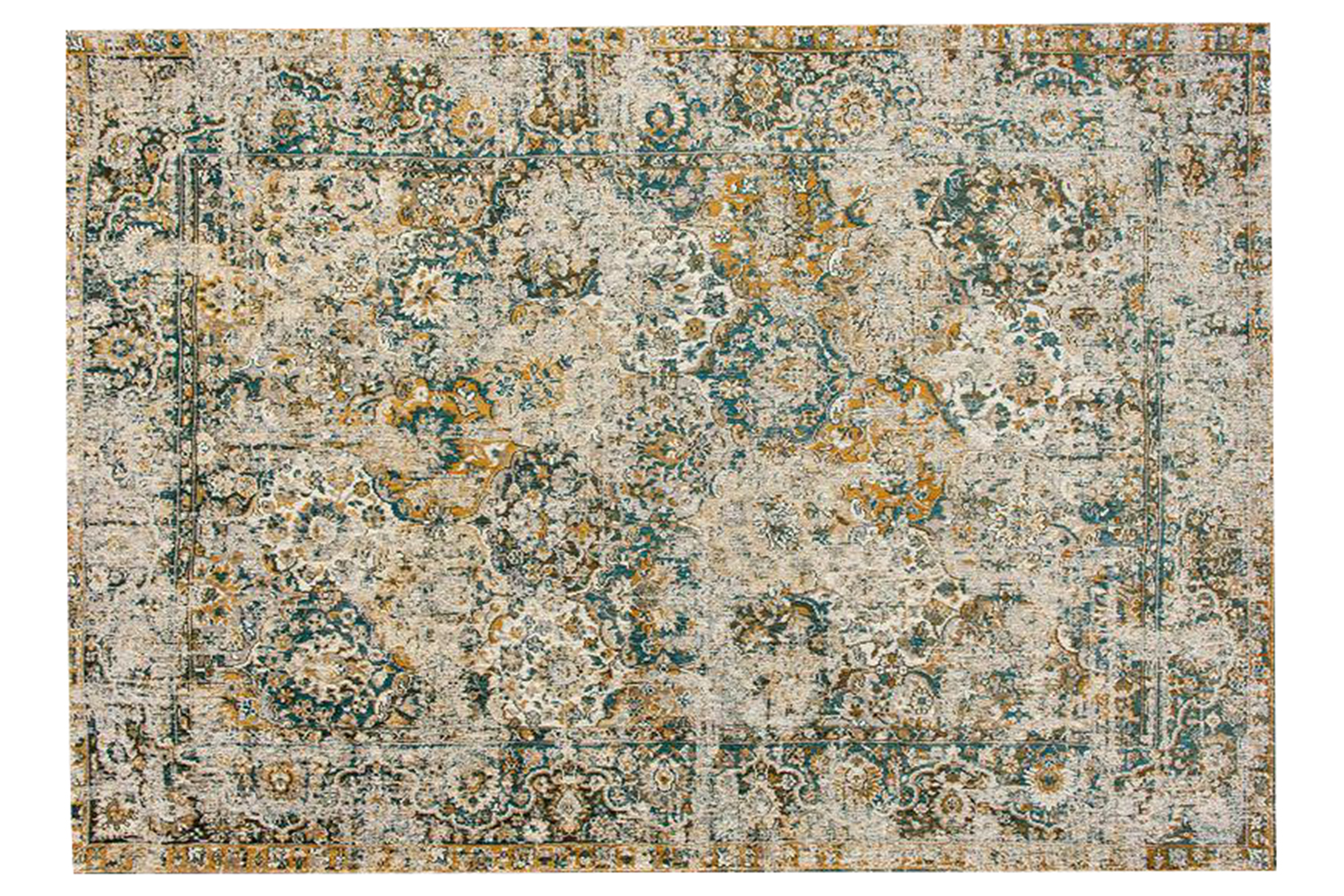 Louis De Poortere| Bakhtiari Fener | Indoor Eco Rug | Multicolour | 140 x 200 cm