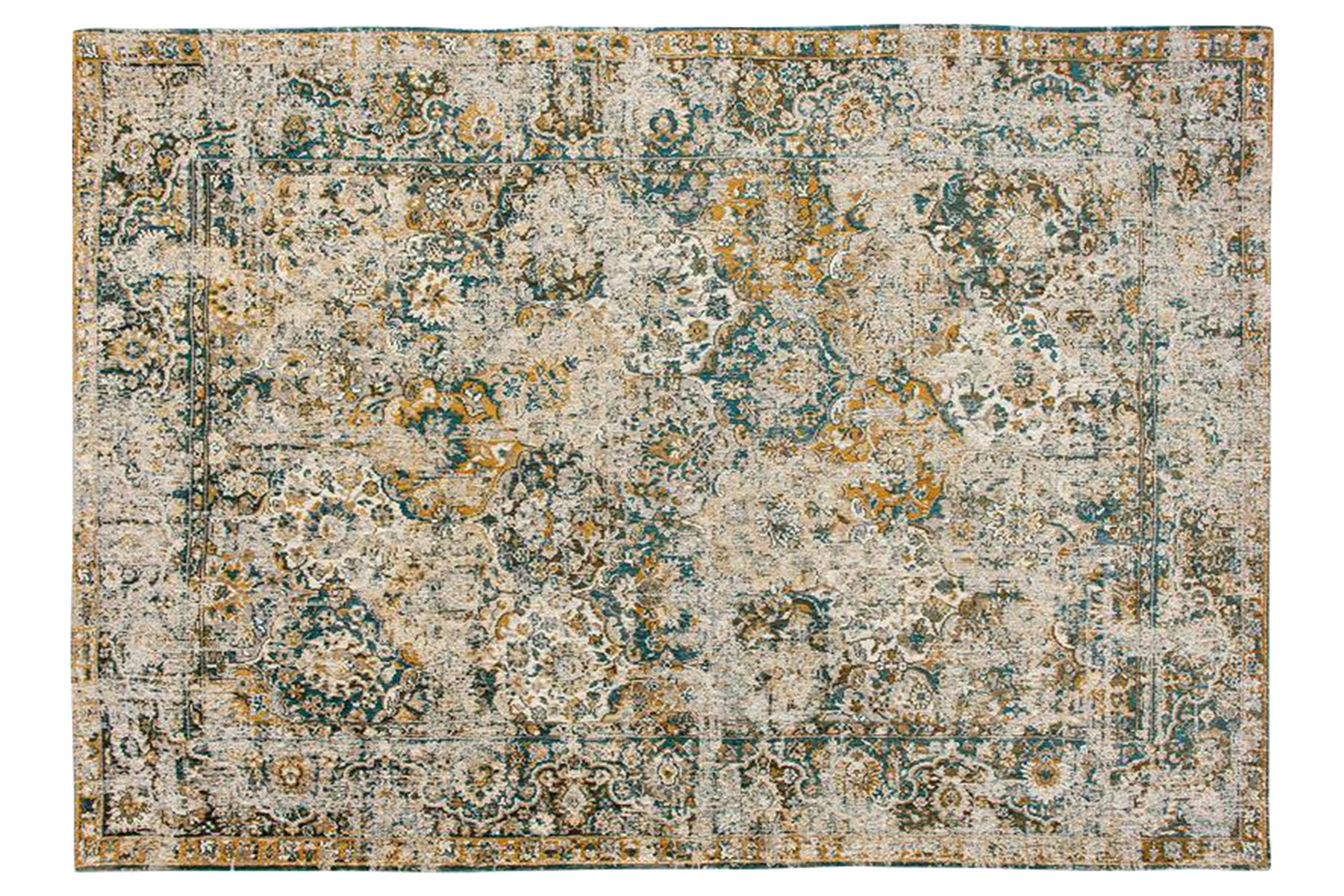 Louis De Poortere| Bakhtiari Fener | Indoor Eco Rug | Multicolour | 200 x 280 cm