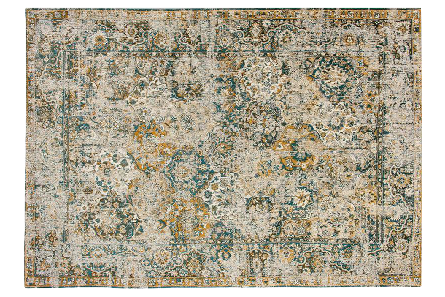 Louis De Poortere| Bakhtiari Fener | Indoor Eco Rug | Multicolour | 240 x 340 cm