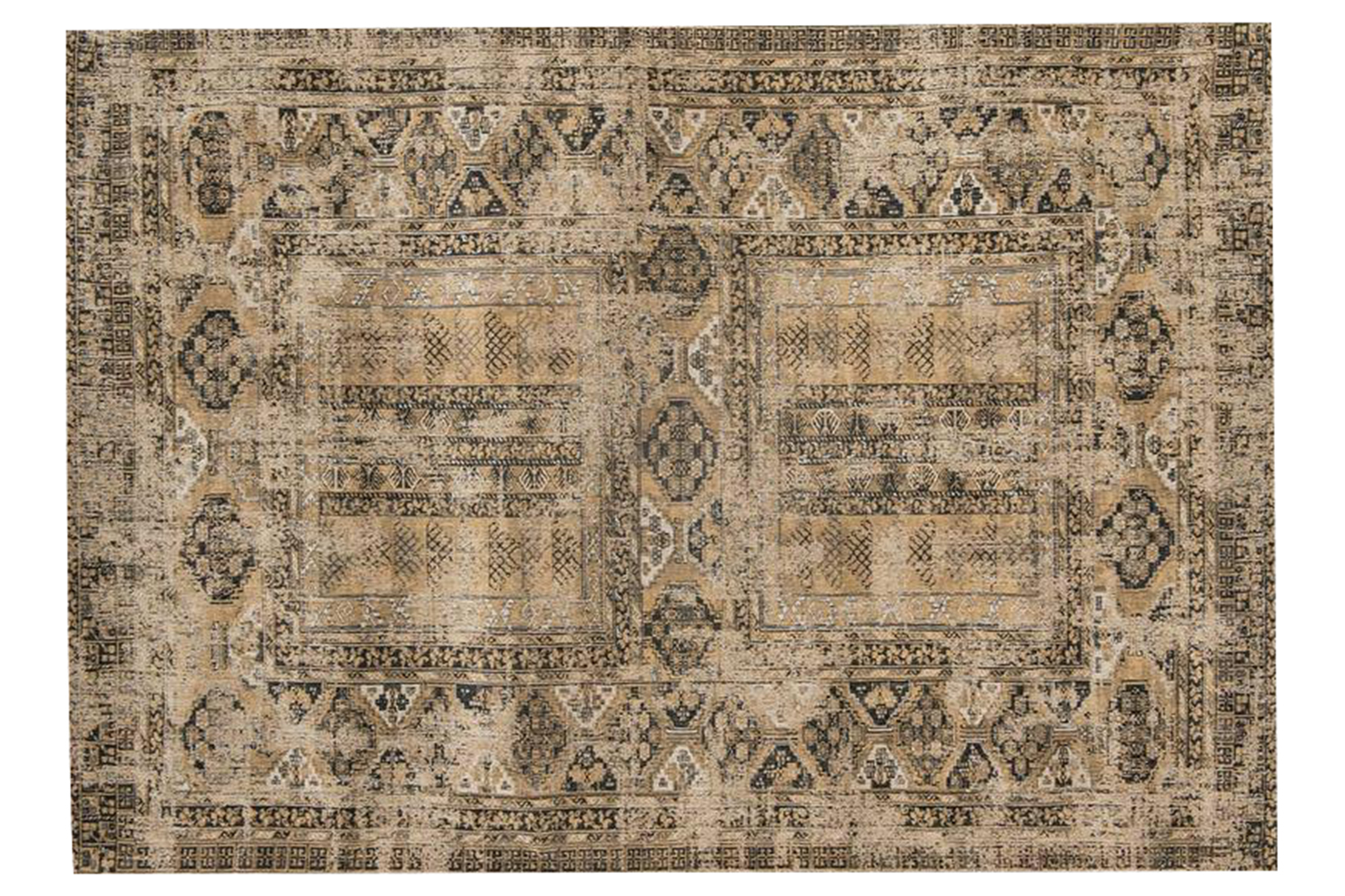 Louis De Poortere | Hadschlu | Indoor Eco Rug | Beige | 140 x 200 cm