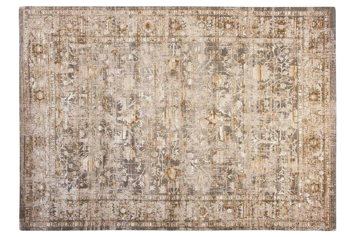 Louis De Poortere | Ushak Indoor Eco Rug | Grey/Beige | 240 x 340 cm