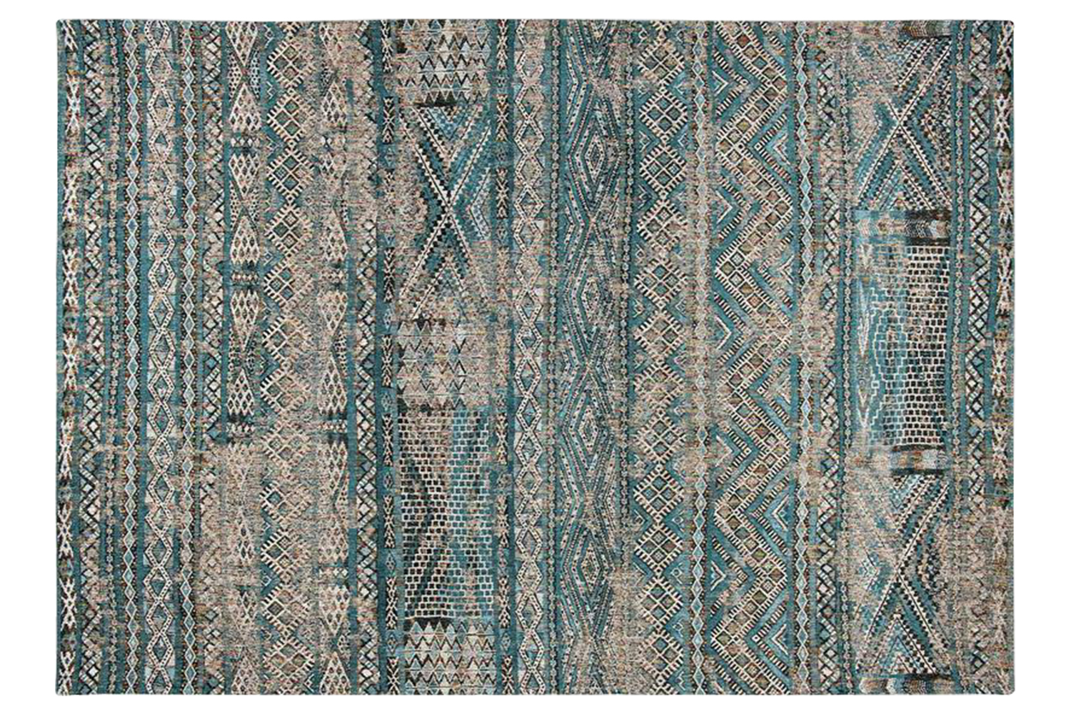 Louis De Poortere | Kilim Zemmuri | Indoor Eco Rug | Multicolour | 240 x 340 cm