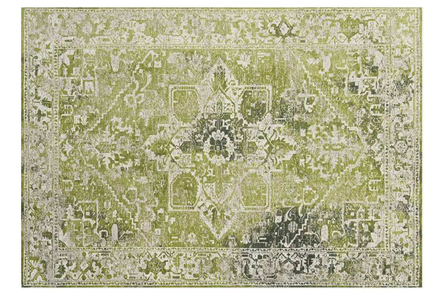 Louis De Poortere | Tabriz Olive Wood | Indoor Eco Rug | Multicolour | 170 x 240 cm