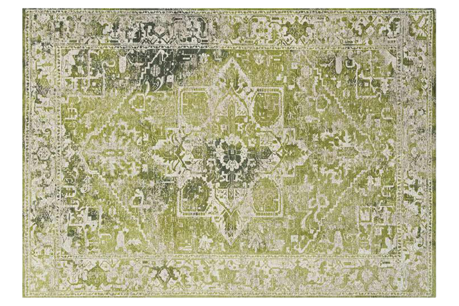Louis De Poortere | Tabriz Olive Wood | Indoor Eco Rug | Multicolour | 240 x 340 cm