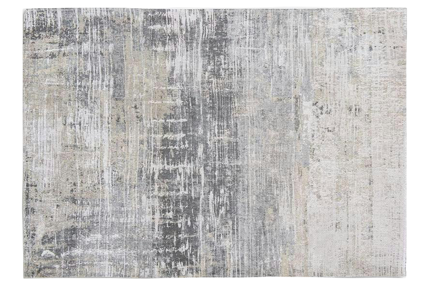 Louis De Poortere | Streaks | Indoor Eco Rug | Grey | 80 x 150 cm
