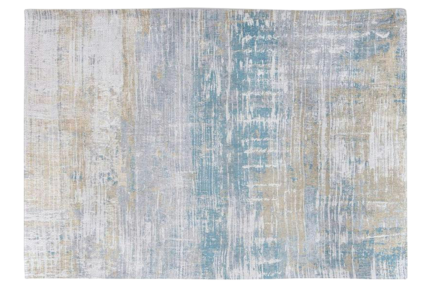 Louis De Poortere | Streaks | Indoor Eco Rug | Blue | 240 x 340 cm