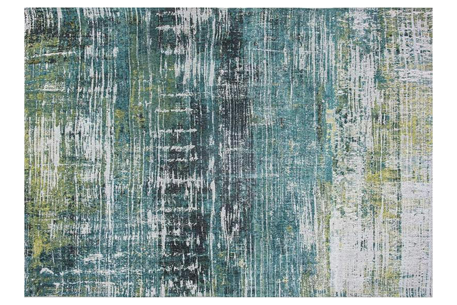 Louis De Poortere | Streaks | Indoor Eco Rug | Blue | 140 x 200 cm