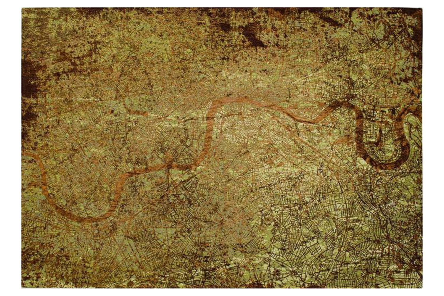 Louis De Poortere | London | Indoor Eco Rug | Green | 280 x 390 cm