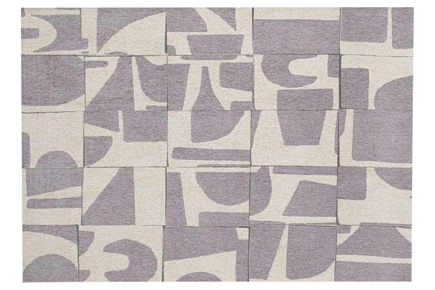 Louis De Poortere | Papercut | Indoor Eco Rug | Beige/Grey | 80 x 250 cm