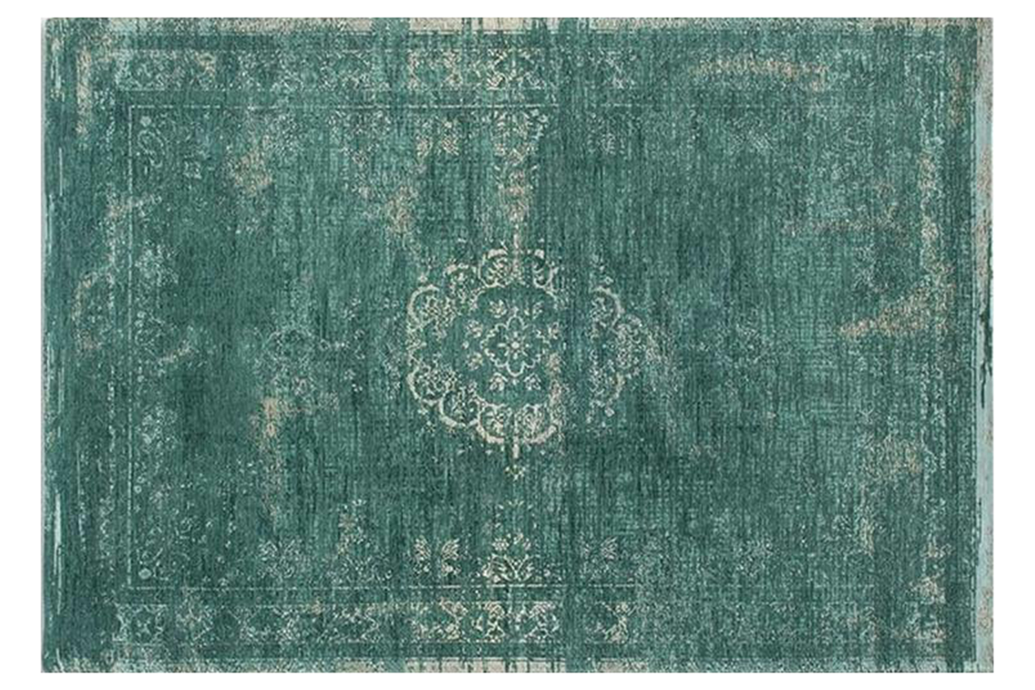 Louis De Poortere | Medallion Eco Rug | Green | 80 x 150 cm