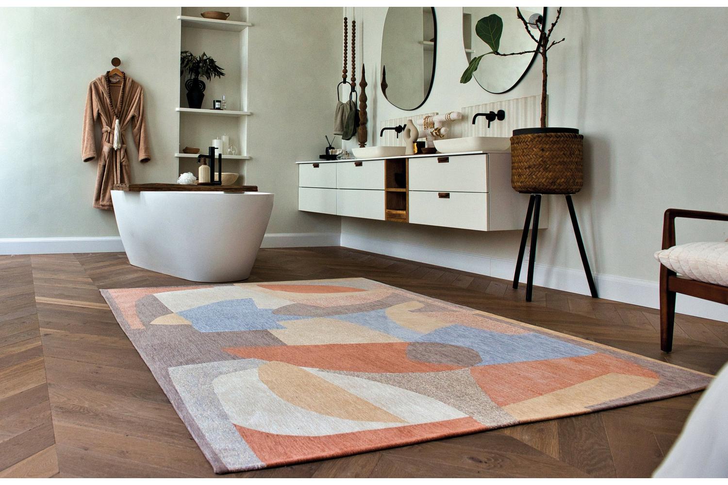 Louis De Poortere | Shapes Secret | Indoor Eco Rug | Multi | 140 x 200 cm