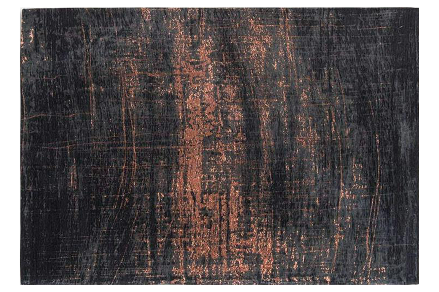 Louis De Poortere | Griff Eco Rug | Black/Brown | 170 x 240 cm