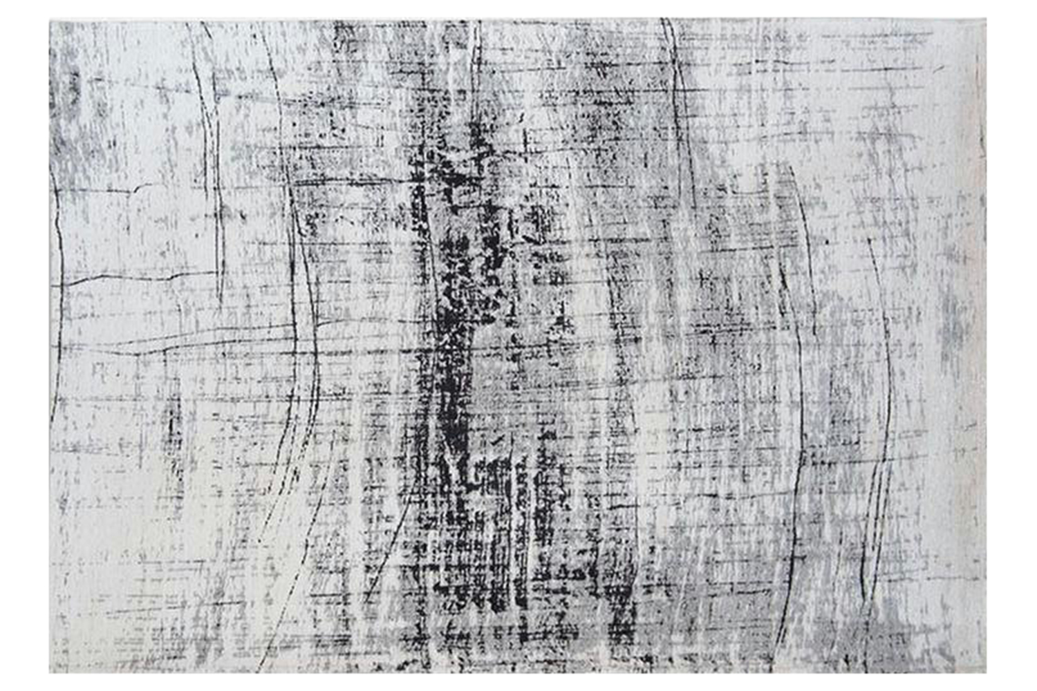 Louis De Poortere | Griff Eco Rug | Black/Grey | 280 x 390 cm