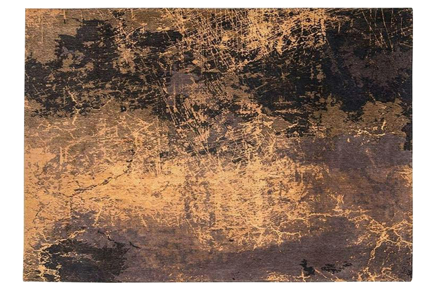 Louis De Poortere | Cracks Eco Rug | Orange | 140 x 200 cm