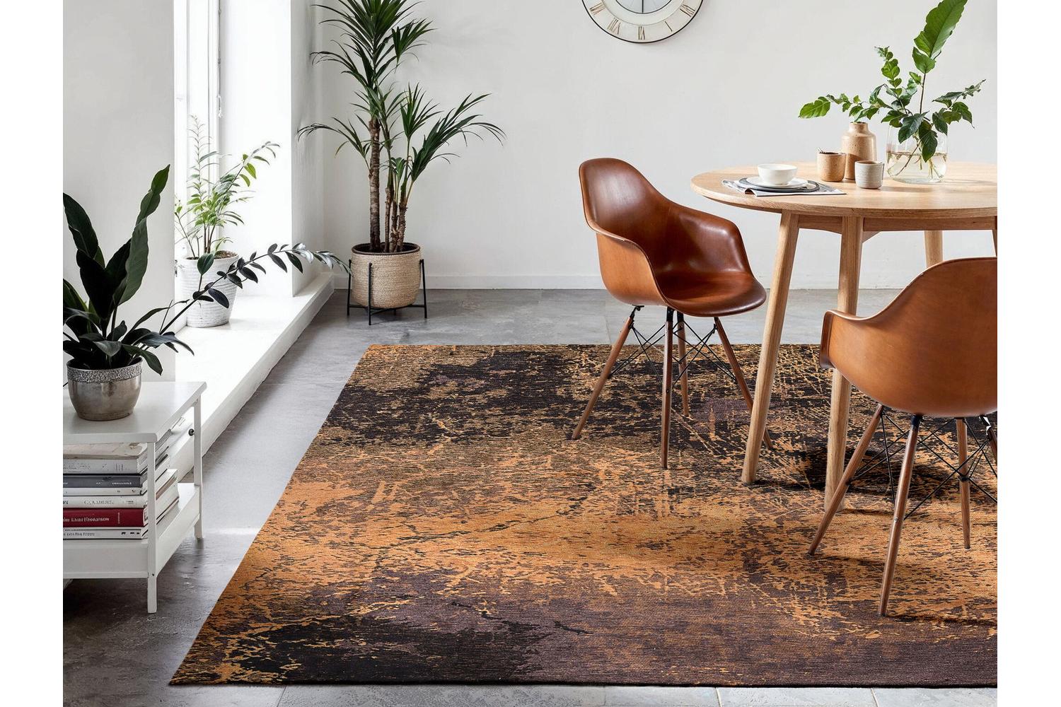 Louis De Poortere | Cracks Eco Rug | Orange | 200 x 280 cm