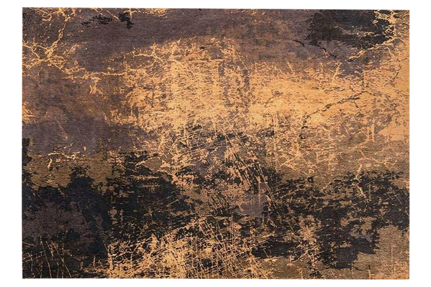 Louis De Poortere | Cracks Eco Rug | Orange | 200 x 280 cm