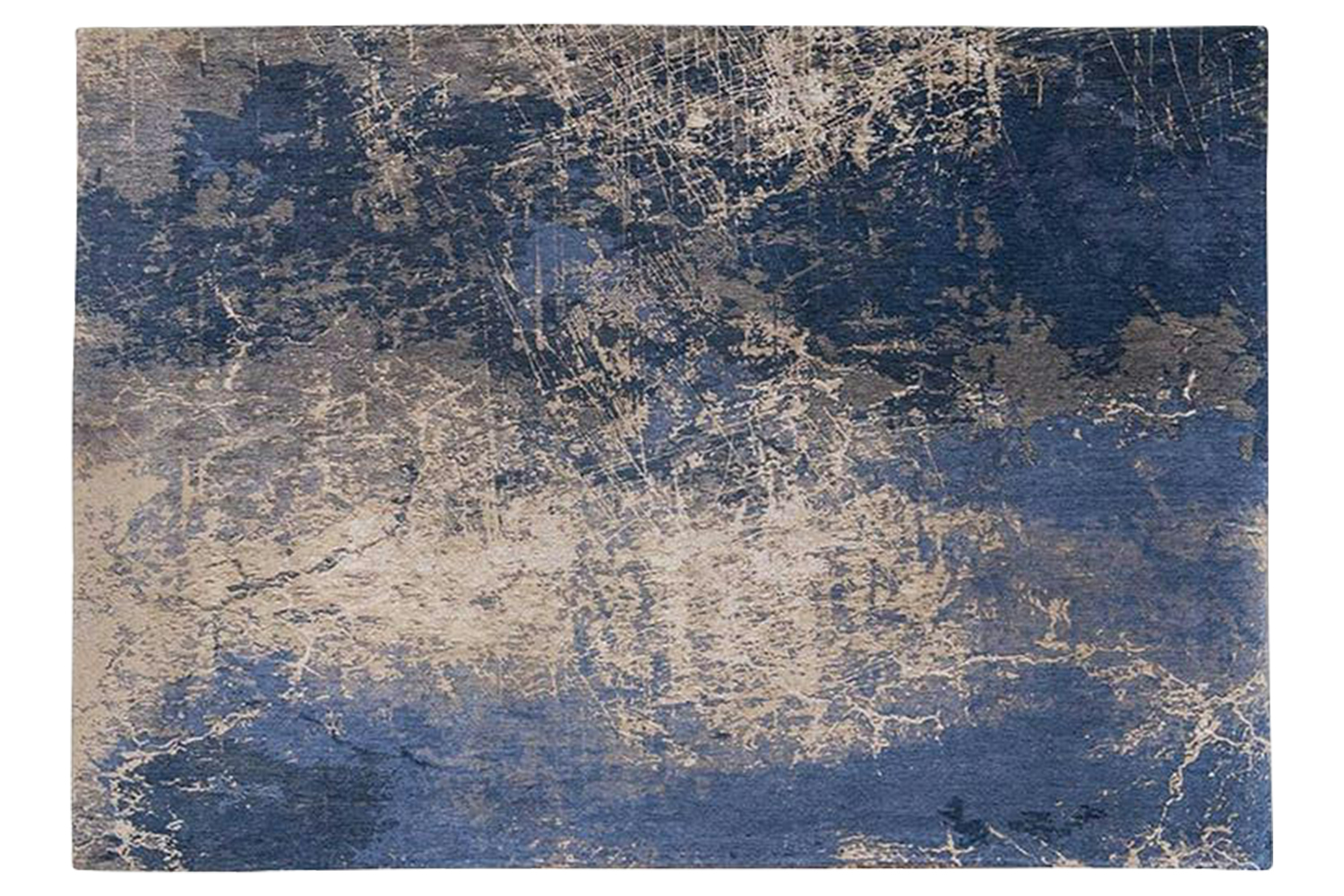 Louis De Poortere | Cracks Eco Rug | Blue | 240 x 340 cm